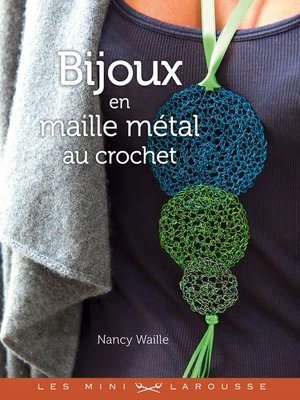 cover image of Bijoux en maille métal au crochet